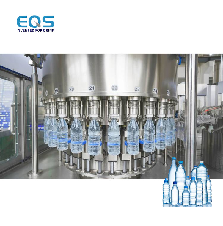 2000BPH 4000BPH 8000BPH 12000BPH 16000BPH 20000BPH Mineral Spring Water Water Filling Machine ለ 500ML PET Bottle