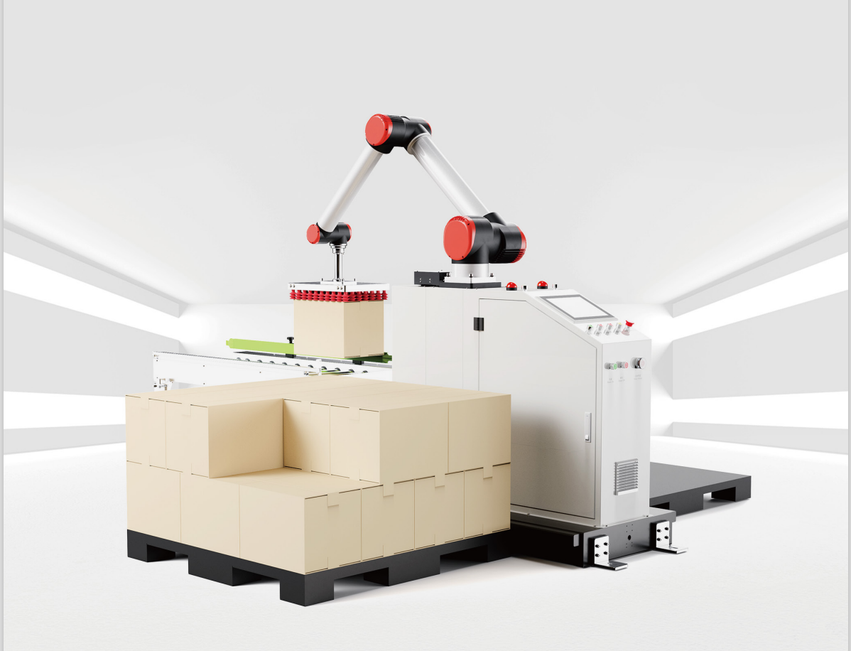 አውቶሜትድ Palletizing Robot Palletizer ሮቦቲክ ፓሌሊዚንግ ሲስተም